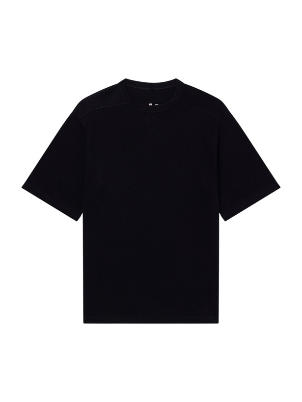 Photo: Rick Owens - Brad Cotton Jersey T-Shirt - Black