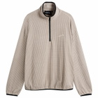 Mellow Clo Men's Summit Half Zip Fleece in Stone