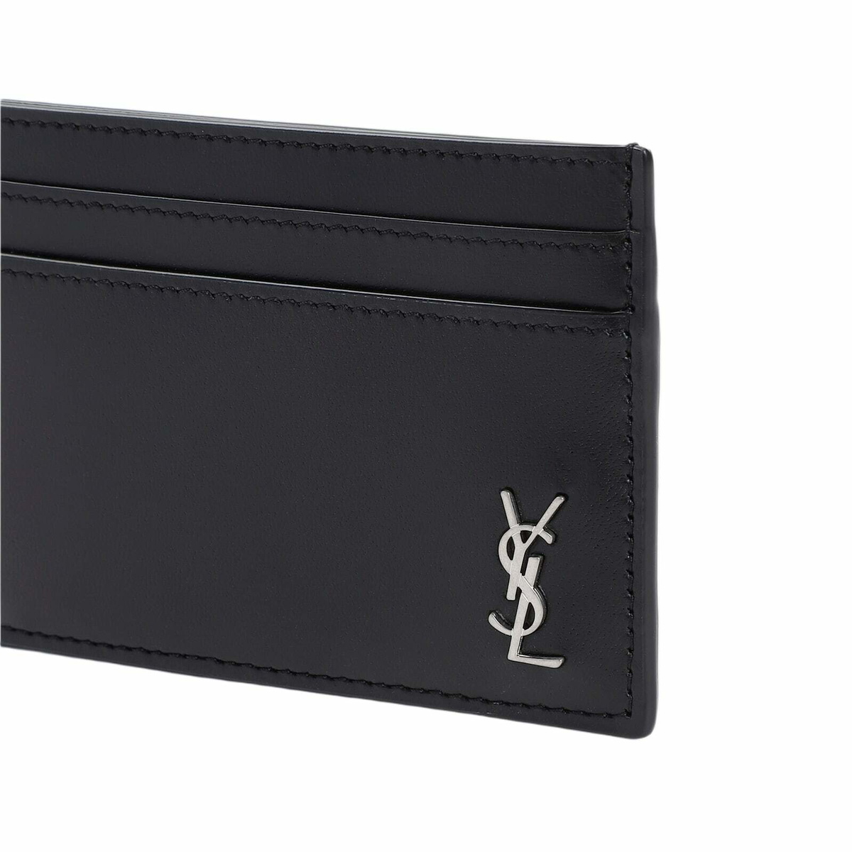 Saint Laurent Calf Leather Card Holder