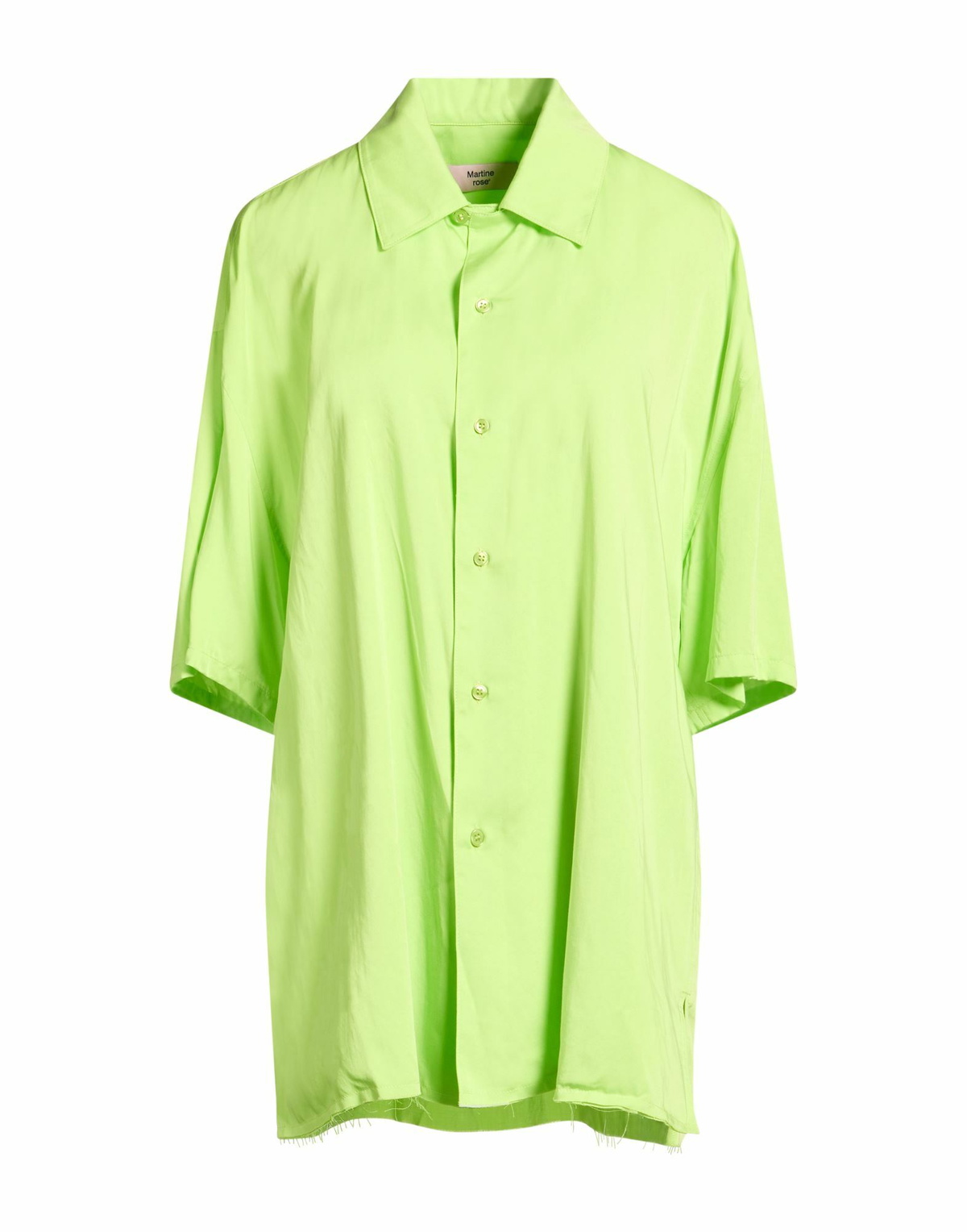 Martine Rose Womens Shirt Lime in Green