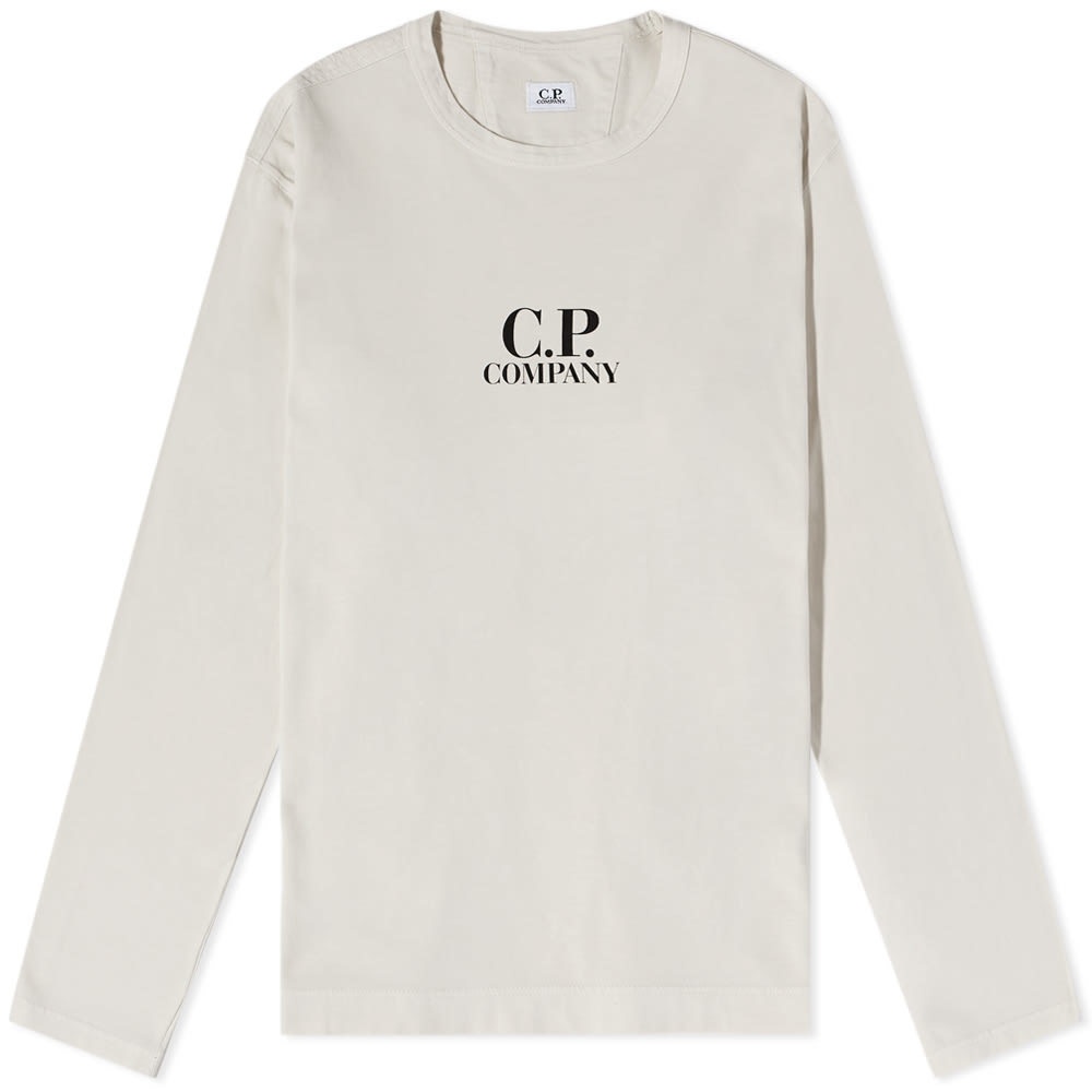 Photo: C.P. Company Chest Logo Long Sleeve Tee