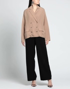 Manila Grace Womens Blazer Light brown