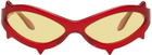 MAUSTEIN SSENSE Exclusive Red Spike Sunglasses