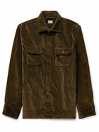 Sid Mashburn - Cotton-Corduroy Overshirt - Brown