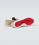 Christian Louboutin Chambeliboat leather slip-on shoes