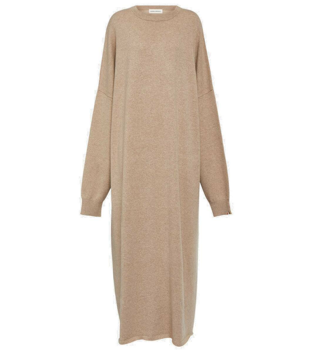 【Extreme Cashmere】 N°301 Swanカシミアブレンド maxiドレス Extreme Cashmere ~ Shadow N°301 Swan | MAIMOUN