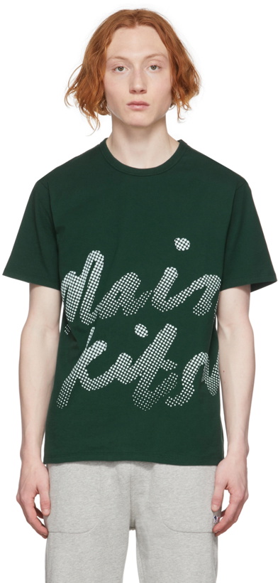 Photo: Maison Kitsuné Green Handwriting Classic T-Shirt