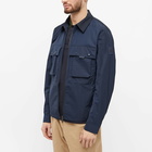 Belstaff Men's Tactical Ripple Shell Overshirt in Dark Ink