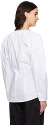 House of Dagmar White Fitted Blouse