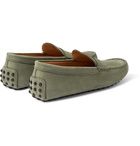 TOD'S - Gommino Nubuck Driving Shoes - Green