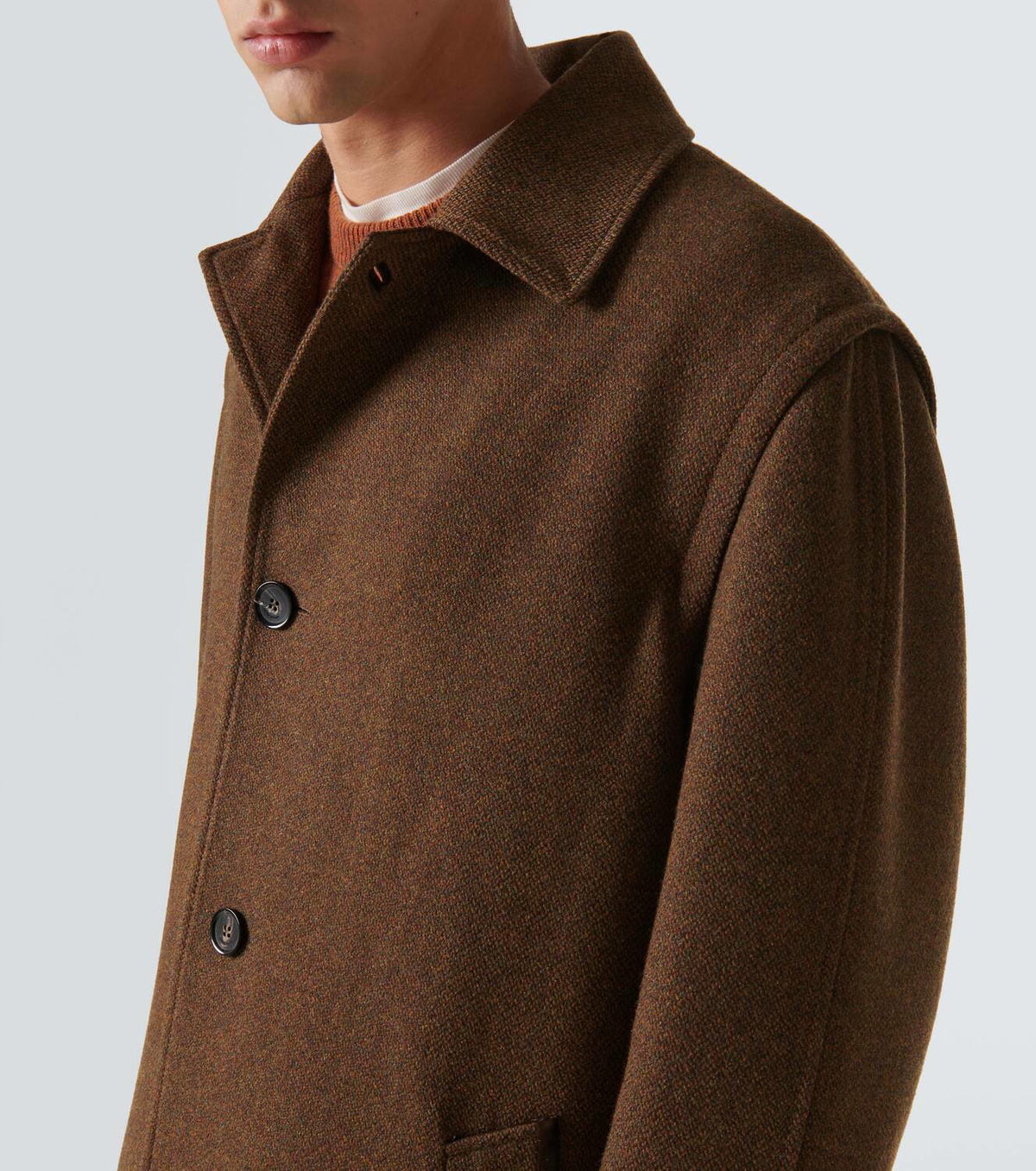 Loro Piana Savile wool coat