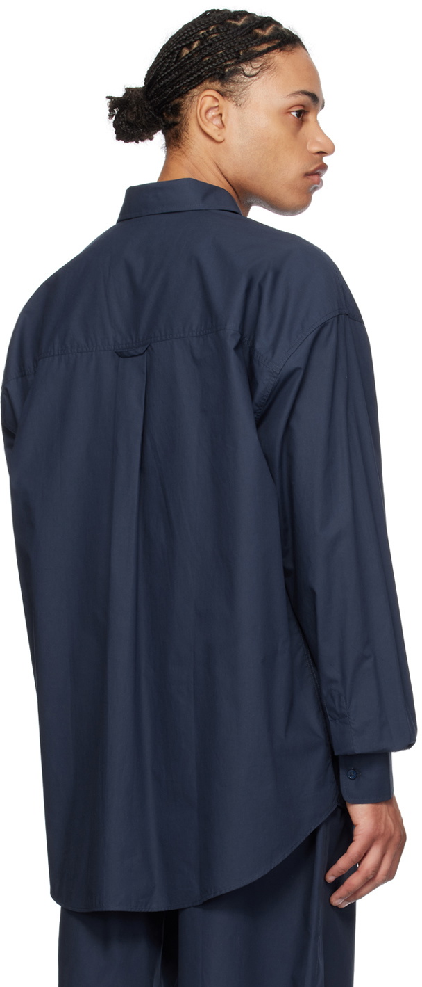 The Frankie Shop Navy Matthias Shirt