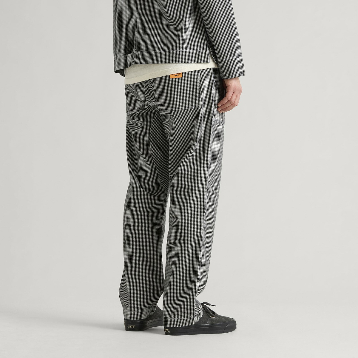 Service Works Men's House Gingham Chef Pants in Black