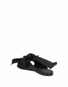 High Womens Thong sandal in Black
