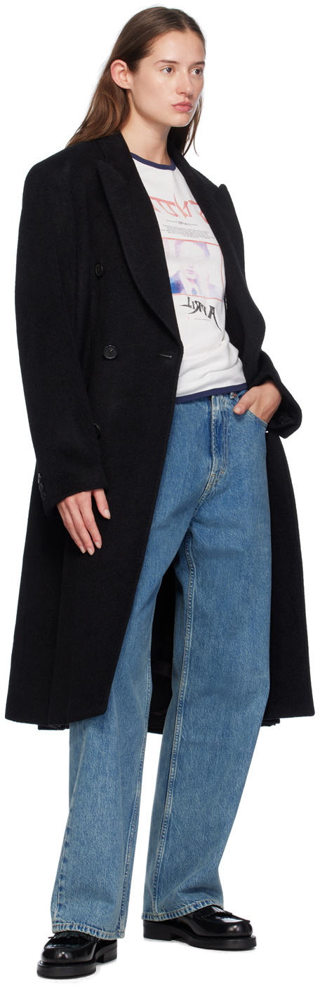 ジャケット・アウター OUR LEGACY WHALE COAT BLACK Our Legacy - Whale Coat Black Hairy Wool
