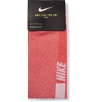 Nike Running - Two-Pack Multiplier Logo-Intarsia Dri-FIT Crew Socks - Pink