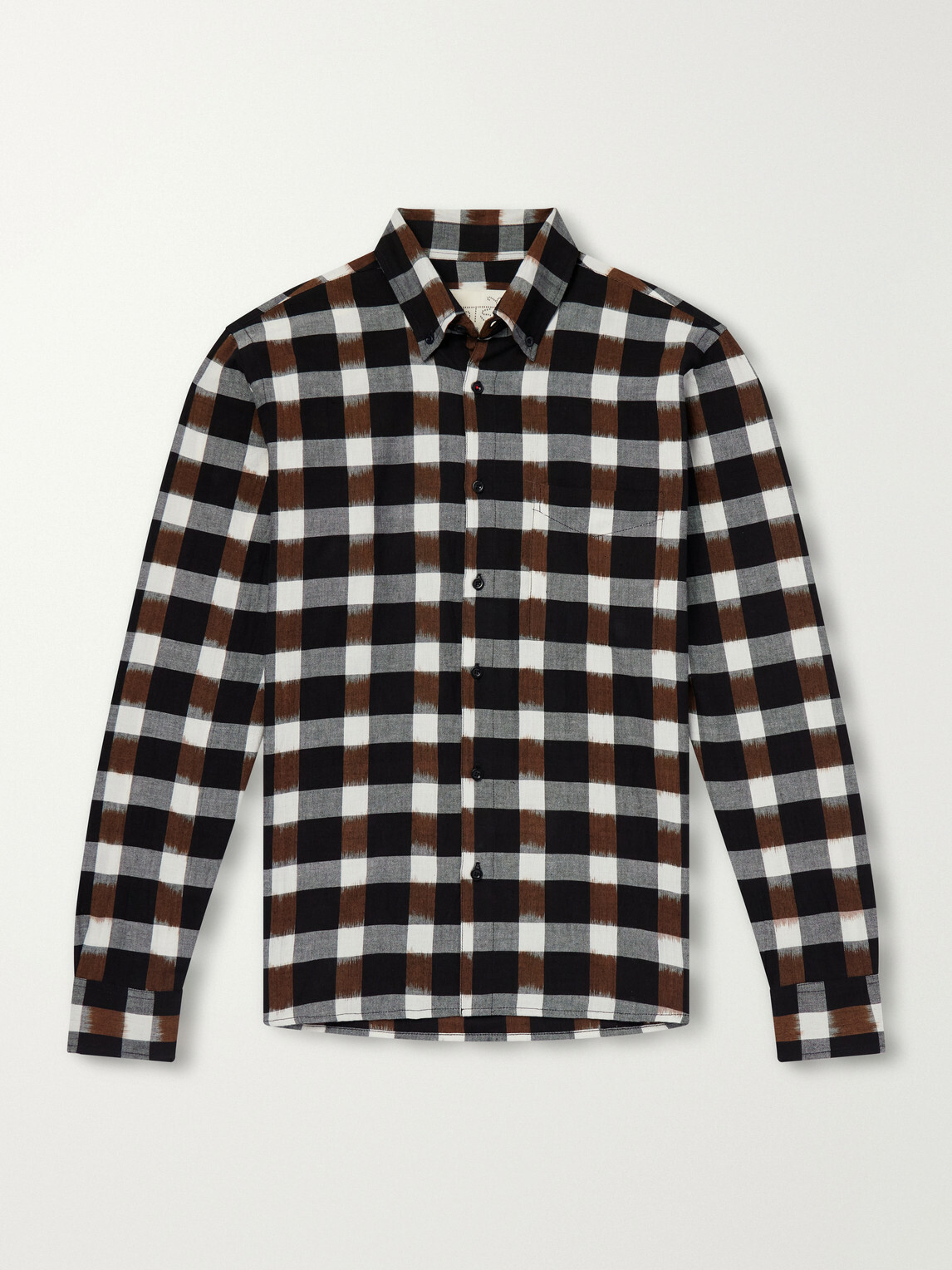 Kardo - Ronald Checked Cotton Shirt - Brown