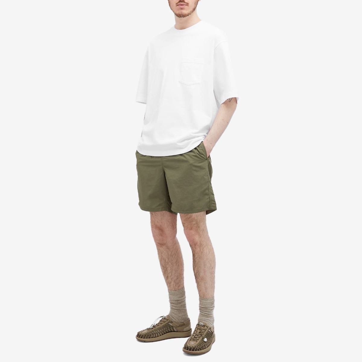 GOLDWIN　Nylon Shorts 7 SIZE4 Goldwin Nylon Shorts 7 inch in Black | Wallace Mercantile Shop
