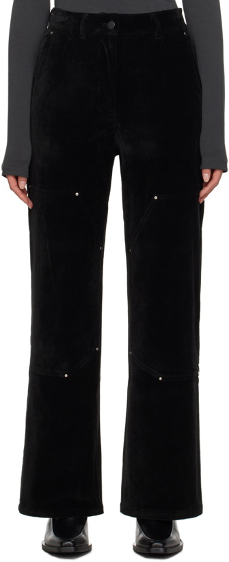 Photo: Youth Black Loose Trousers