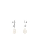 Shrimps Women's Gibson Earrings in Cream/Silver