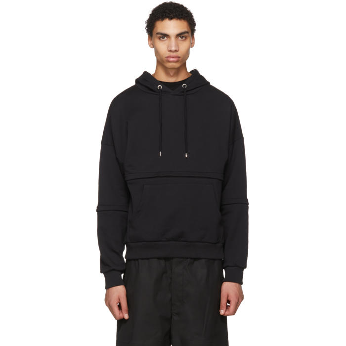 Cottweiler Black Zip-Off Sleeves Hoodie Cottweiler