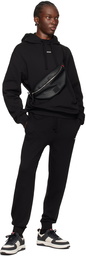 Hugo Black Bonded Sweatpants