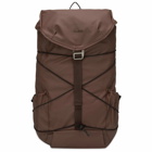 Elliker Wharfe Flapover Backpack in Brown
