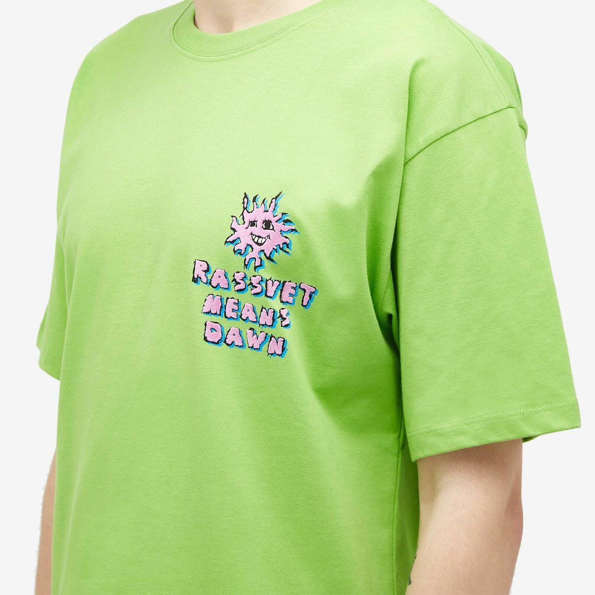PACCBET Men's R.M.D T-Shirt in Lime
