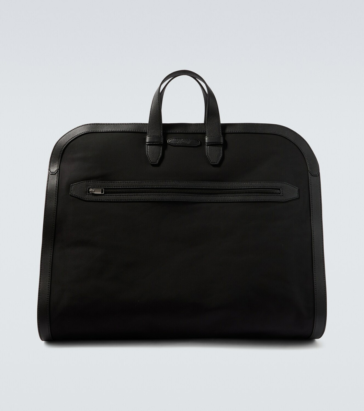 Brioni Leather-trimmed garment bag