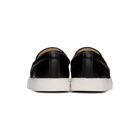 Comme des Garcons Homme Black Leather Steer Sneakers