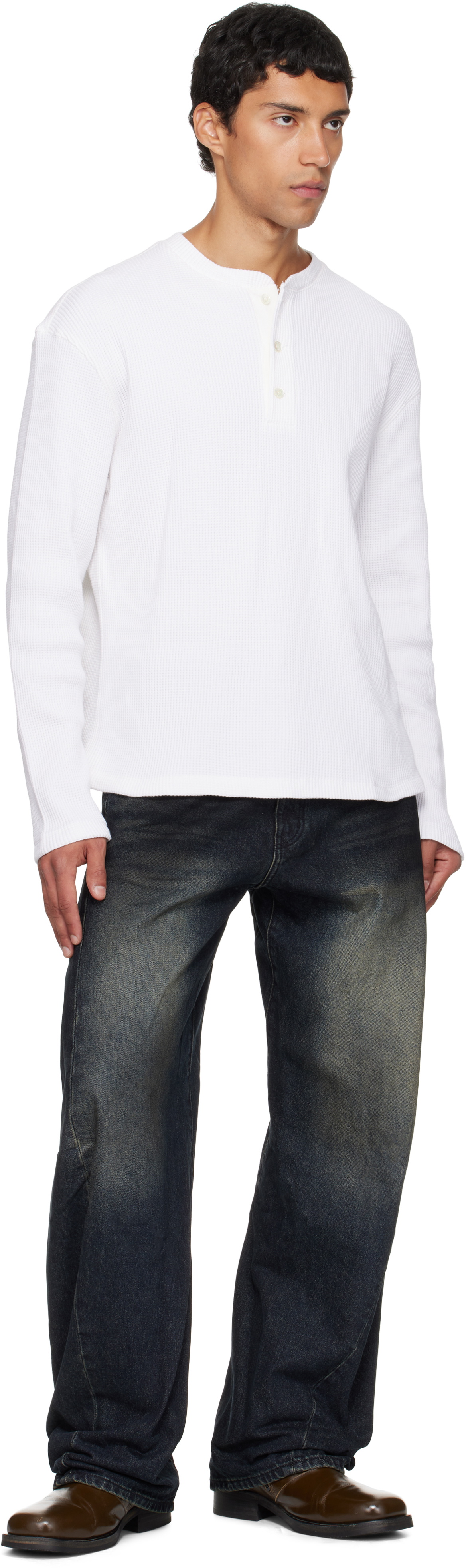 COOR Navy Washed Engineer Jeans