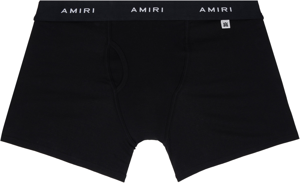 AMIRI Two-Pack Black Cotton Briefs