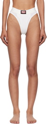 WILLY CHAVARRIA White High Waisted Briefs