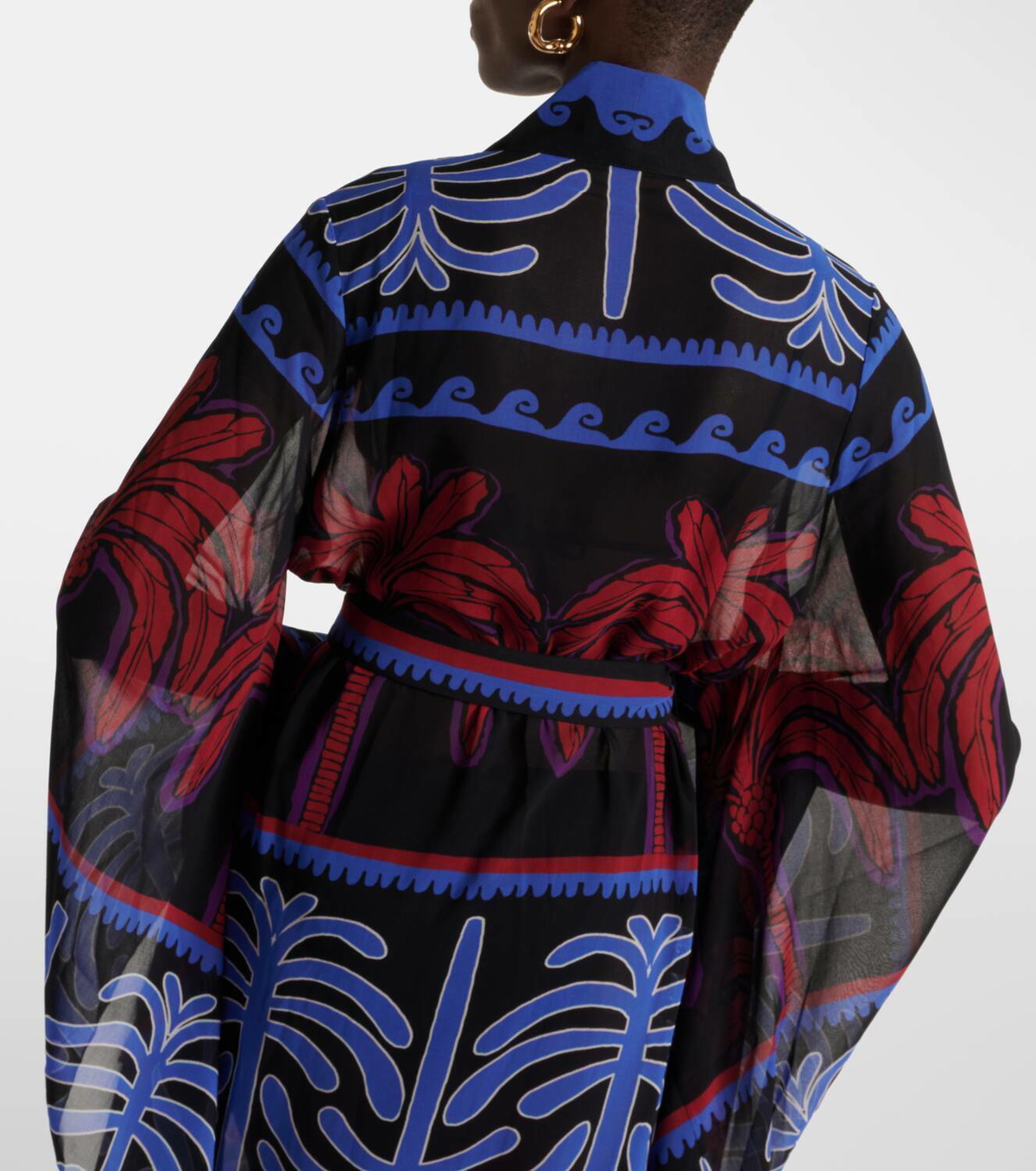 Johanna Ortiz Printed beach cover-up