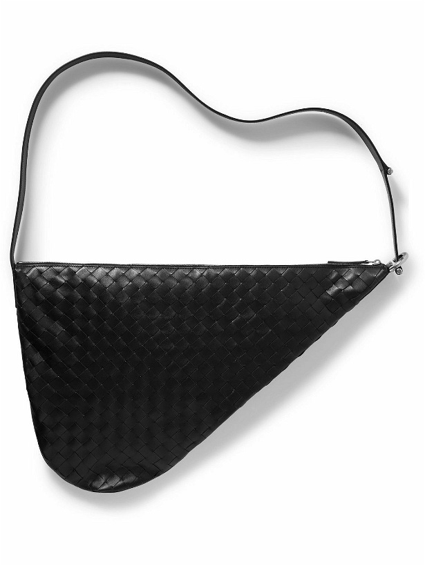Photo: Bottega Veneta - Virgule Intrecciato Leather Messenger Bag