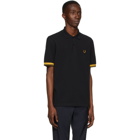 Comme des Garcons Homme Deux Black Fred Perry Edition Pique Polo