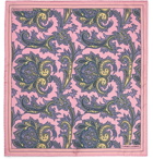 Turnbull & Asser - Printed Silk-Twill Pocket Square - Pink