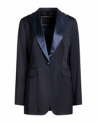Kiton Womens Blazer Midnight in Blue