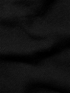 Allude - Serafino Ribbed Cotton and Cashmere-Blend Sweater - Black