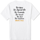 Last Resort AB Women's Last Resort Message T-Shirt in White