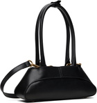 Marine Serre Black Leather Aurora Mini Bag