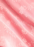 Rixo Alberta Floral-jacquard Lace and Satin Midi Slip Dress Pink