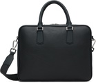 BOSS Navy Italian-Leather Document Briefcase