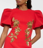 Rebecca Vallance Versailles sequined crêpe midi dress