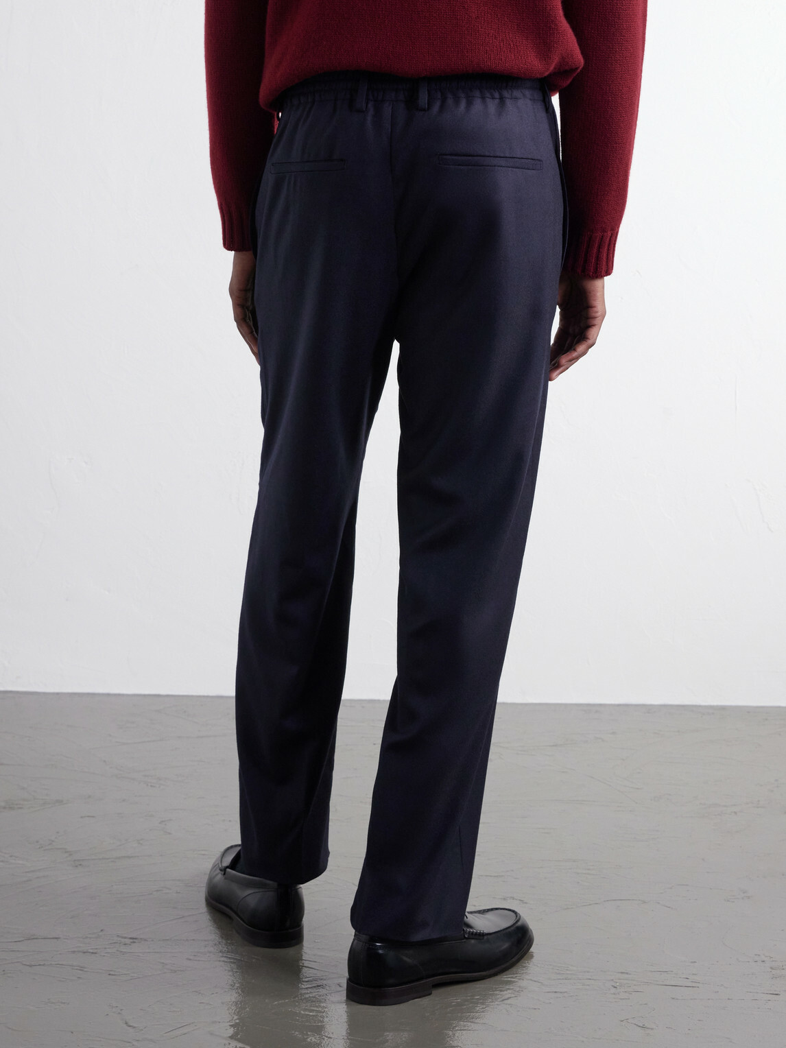 Boglioli - Straight-Leg Woven Virgin Wool Trousers - Blue