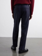 Boglioli - Straight-Leg Woven Virgin Wool Trousers - Blue