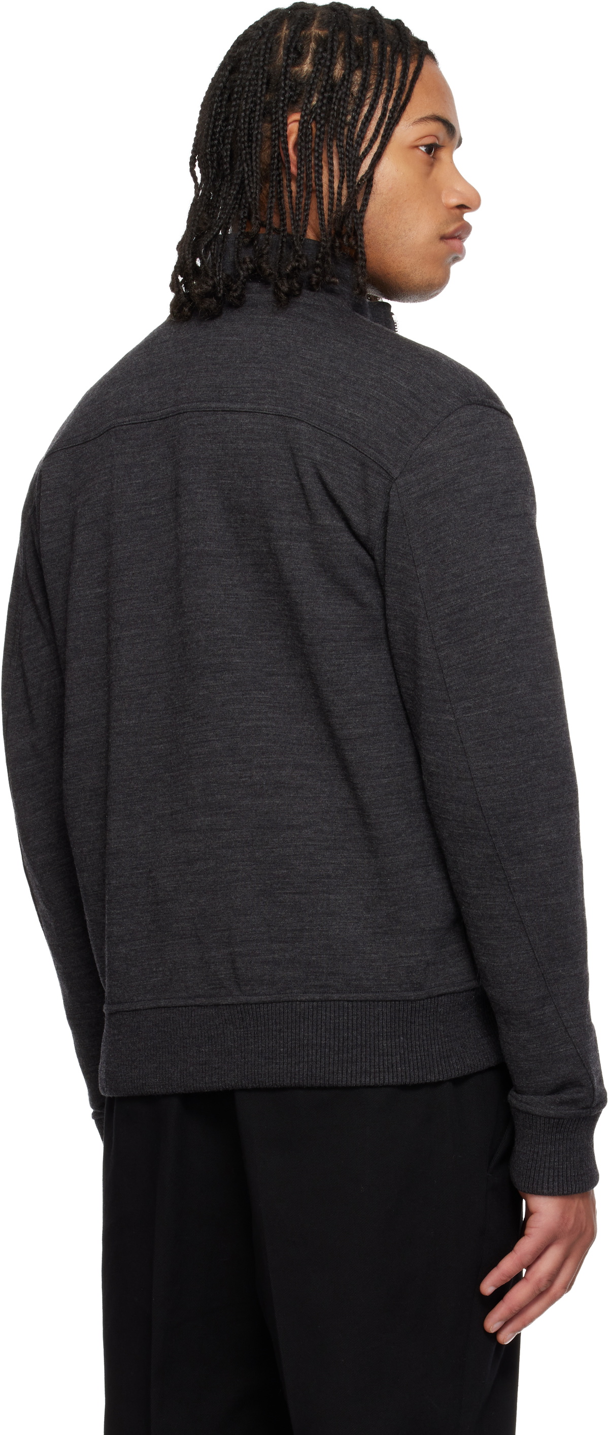 Givenchy Gray 'GIVENCHY Paris' Gros Grain Sweatshirt