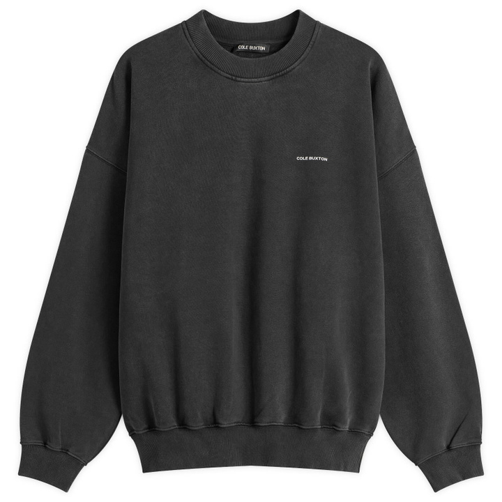 Photo: Cole Buxton Men's Mini Logo Sweatshirt in Vintage Black