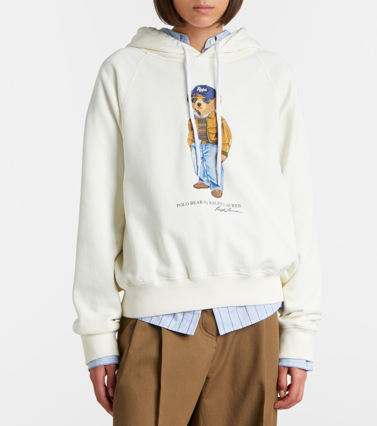 Polo Ralph Lauren Polo Bear cotton-blend jersey hoodie