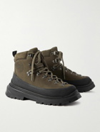 Canada Goose - Journey Rubber and Nubuck-Trimmed Suede Hiking Boots - Green